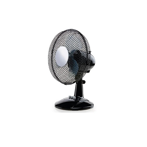 Ventilateur de table 30w 23cm 2 vitesses noir - DO8138 - DOMO