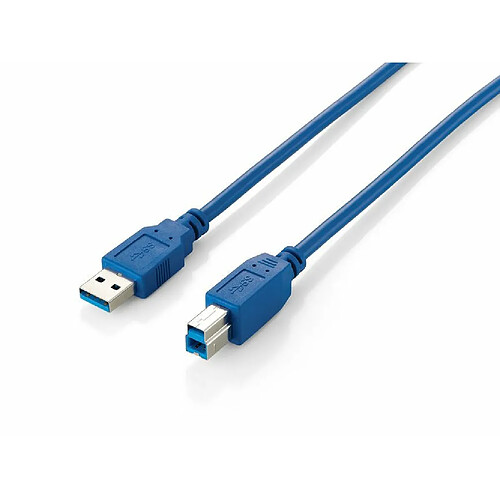 Câble d'équipement USB 3.0 Type A mâle vers type B mâle 1,8 M bleu