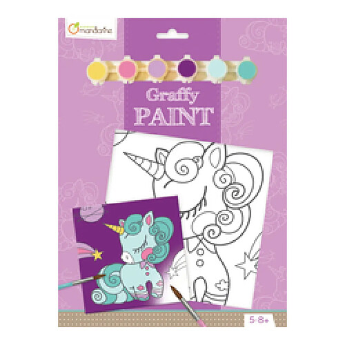 Avenue Mandarine Graffy paint licorne