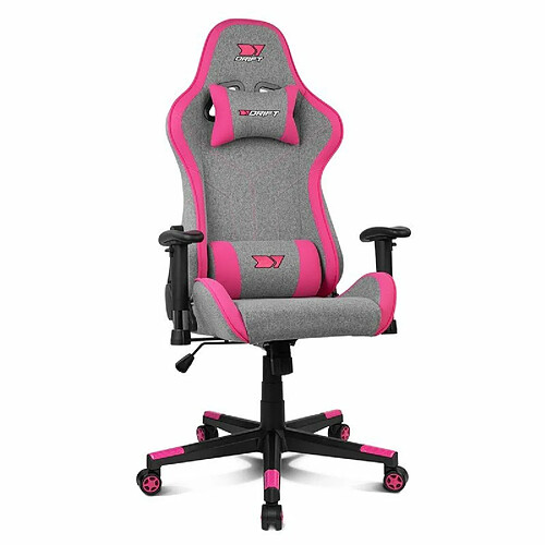 Chaise de jeu Drift Dr90 Pro gris/rose