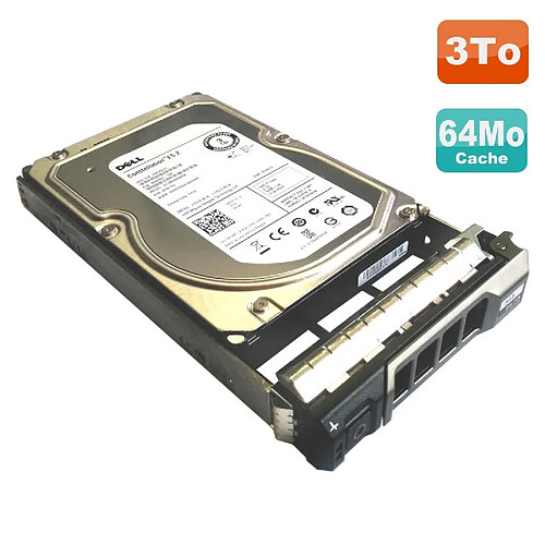 Seagate Technology Disque Dur 3To SAS 3.5"" Seagate Constellation ES.2 ST33000650SS + Rack 0F238F