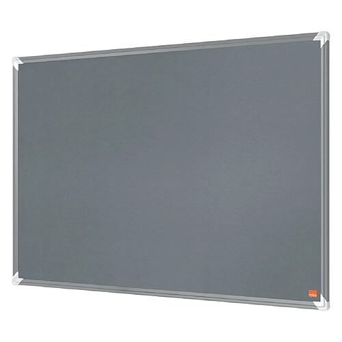 Nobo Tableau d'affichage en feutre Premium Plus 90x60 cm Gris