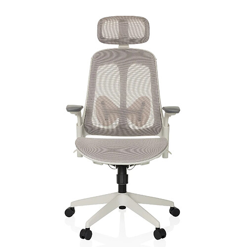 Chaise de bureau / chaise pivotante ARCEO M tissu maillé gris hjh OFFICE