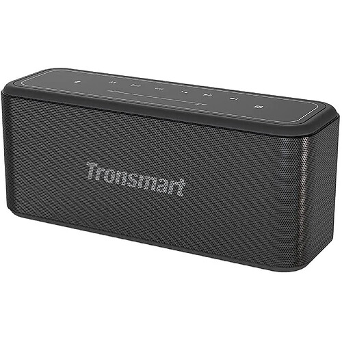 Chrono Tronsmart Mega Pro Enceinte Bluetooth 60W, Haut Parleur Bluetooth avec 10400mAh Powerbank, 10hrs Playingtime, TWS et NFC Stéréo et Basses Puissante, Écran Tactile, Speaker Bluetooth 5.0, Mains Libres,Noir