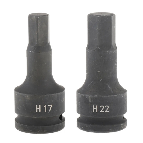 3/4 "" Douilles Hexagonales Clé à Cliquets Outil de Réparation Douilles À Chocs Adaptateur pour Le Secteur Automobile 17mm 22mm