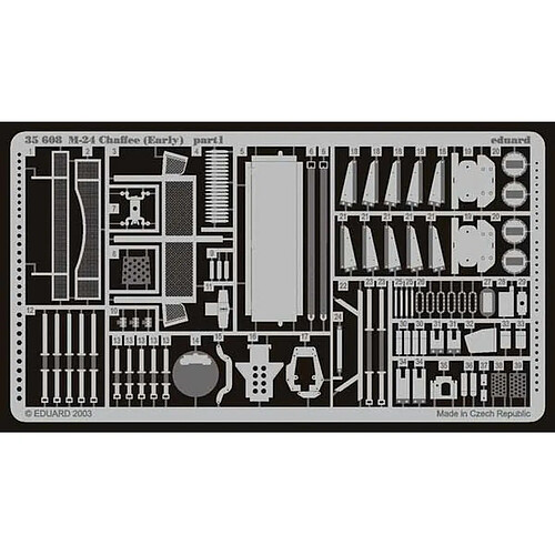 M-24 Chaffee frühe Version Fotoätzsatz- 1:35e - Eduard Accessories