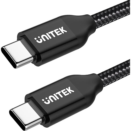 Unitek USB-C - USB-C 2 m Noir (C14059BK)