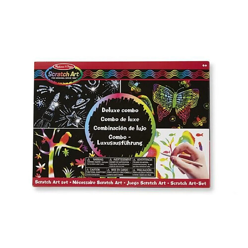 Melissa & Doug Nécessaire ScratchArt - Luxe