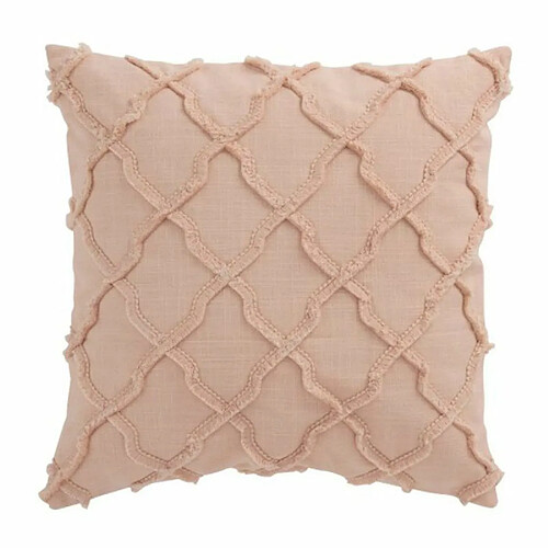 Paris Prix Coussin Déco Carré Losanges 43x43cm Rose