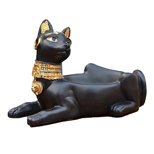 Universal Cendrier cendré cendrier ancienne statue de déesse de chat égyptien, titulaire de cendres pour fumeurs, plateau de cendres de cendres à la maison Barreau de bureau de | cendriers