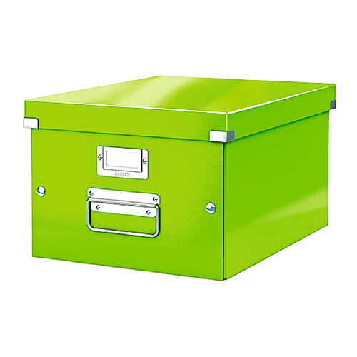 Boîte de rangement carton Leitz CLick&Store Wow H 16 X L 21,7 x P 28 cm vert