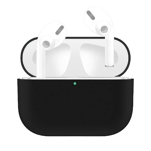 Wewoo Coque Etui de protection pour écouteurs en silicone de couleur solide AirPods Pro Noir