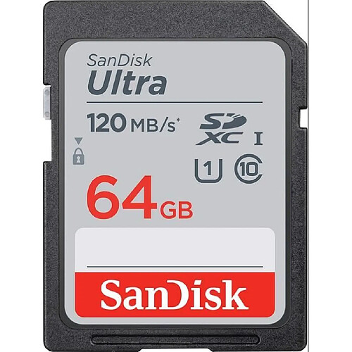 Carte mémoire flash - SANDISK - - 64GB - - (SDSDUN4-064G-GN6IN)