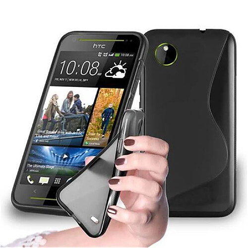 Cadorabo Coque HTC Desire 700 Etui en Noir