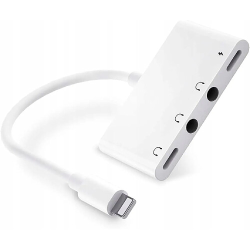 GUPBOO Adaptateur 4 en 1 iPad Lightning iPhone Prise Casque,JL1270