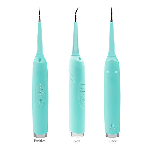 Universal Irrigateur buccal électrique Enlèveurs de liquide Dentaire électrique LED Nettoyeur de vibrations Nettoyeur de dents Blanchiment Tartare Bronzer | Irrigateur buccal (bleu)