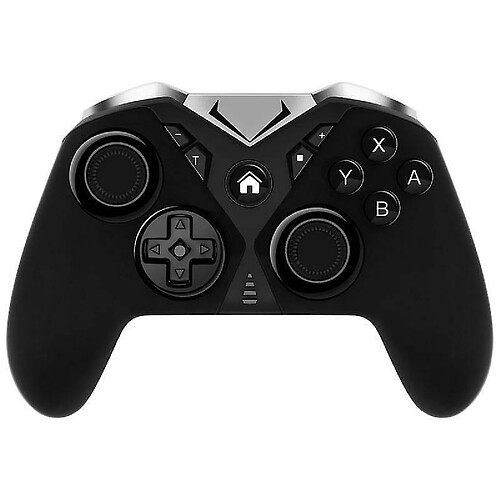 Chrono Contrôleur de commutateur sans fil avec boutons arrière programmables, contrôleur d'impact Genshin pour iOS, télécommande de contrôleur de jeu personnalisable avec D-pad interchangeable et joystick gauche(argent)