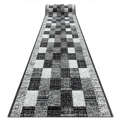 RUGSX TAPIS DE COULOIR BCF RAFIA gris 100 cm 100x250 cm