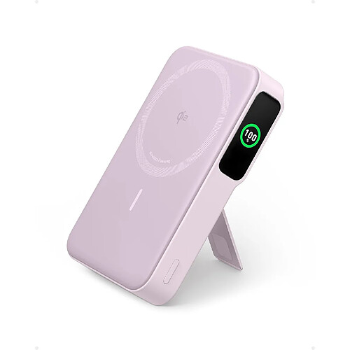 SANAG Maggo Power Bank (10,000Mah, 15W Compatible Avec Magsafe) Certifié Qi2 Avec Affichage Intelligent Et Pliable, Pour Iphone(Câble Usb-C Inclus)