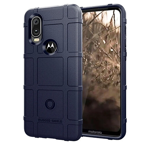 Wewoo Coque Housse TPU antichoc à couverture totale pour Motorola P40 (bleue)