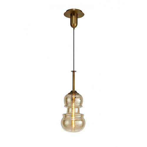 Luminaire Center Suspension Sonata Bronze 1 ampoule 75cm