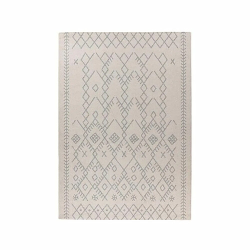 Paris Prix Tapis Tissé Déco Scandinave Gène II Beige & Bleu 160 x 230 cm