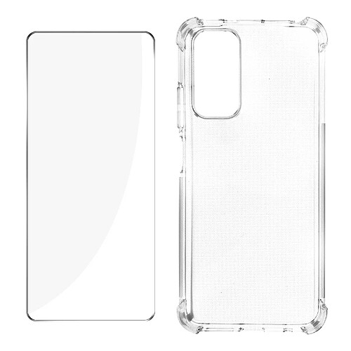 Avizar Pack Redmi Note 11 et Redmi Note 11s Coque + Verre Trempé Transparent