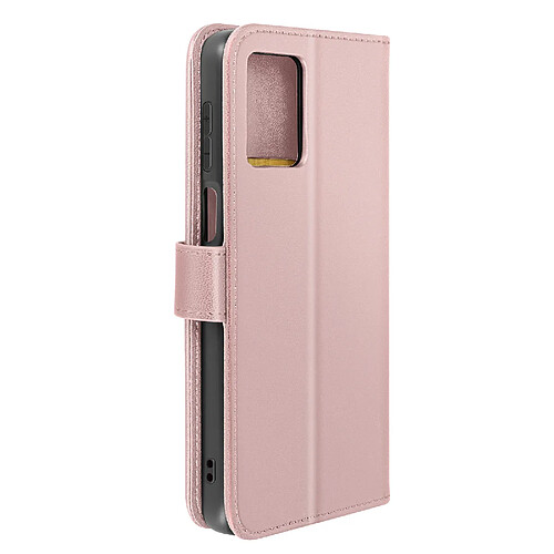 Avizar Étui pour Motorola Moto G54 Portefeuille Support série Binfen Color Rose Gold