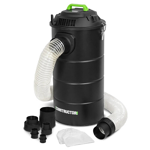 Aspirateur d'atelier 1200W avec cuve métallique 65L - Constructor