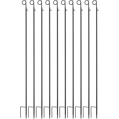 Esschert Garden Support pour guirlande et éclairages extérieurs (Lot de 10).