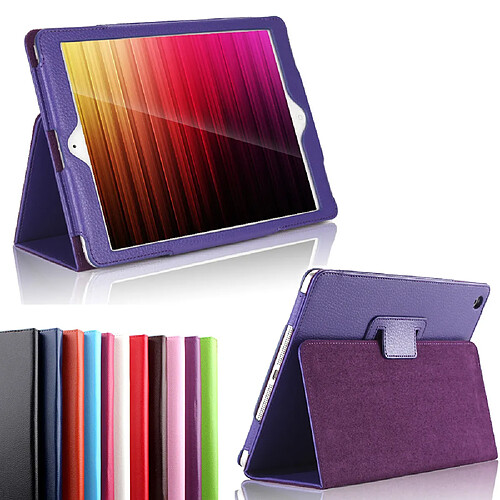 Xeptio Housse nouvel Apple iPad 9.7 2017 / iPad 9,7 2018 violette avec Stand - Etui coque