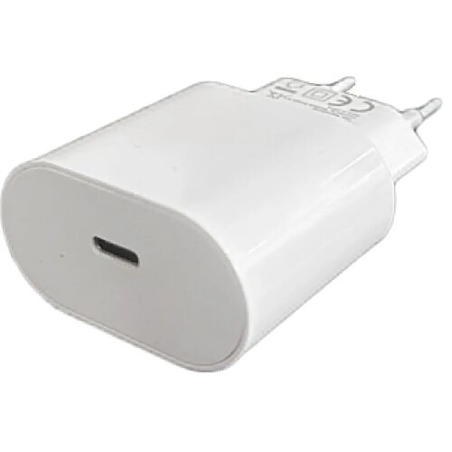 Partel Chargeur Secteur USB-C 20W Power Delivery 3A Grab'N Go Compact et Léger Blanc