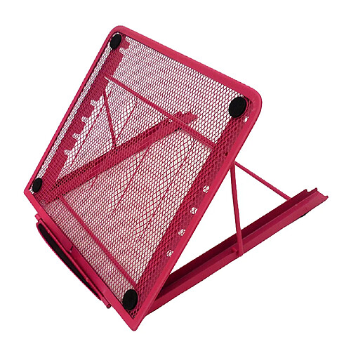 Support De Table Pour Ordinateur Portable Plateau De Bureau Support De Refroidissement Rose Rouge