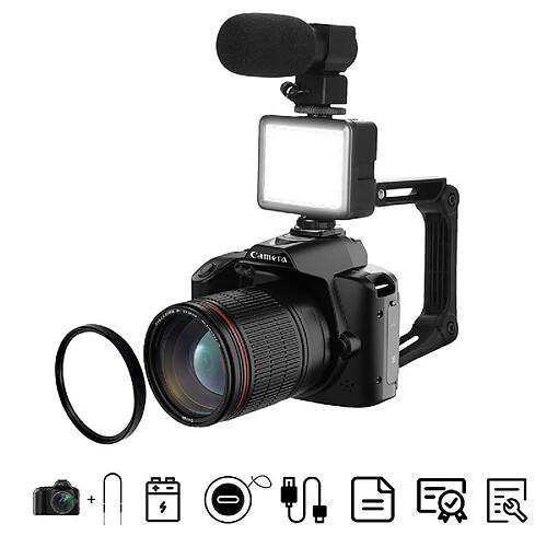 Yonis Appareil Photo Numérique 4K 64MP Vision Nocturne WiFi