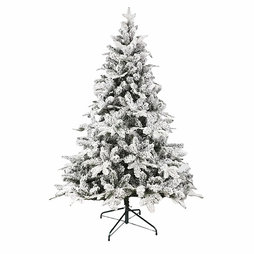 Mobili Rebecca Sapin De Noël Enneigé 150 Cm Épais Réaliste Sapin Artificiel 809 Branches