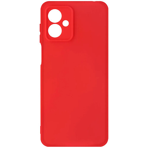 Avizar Coque pour Motorola Moto G14 Semi-rigide Soft-touch Fast Cover Rouge