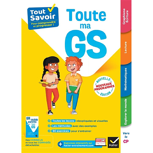 Toute ma GS : tout savoir pour comprendre et progresser ! : nouveaux programmes