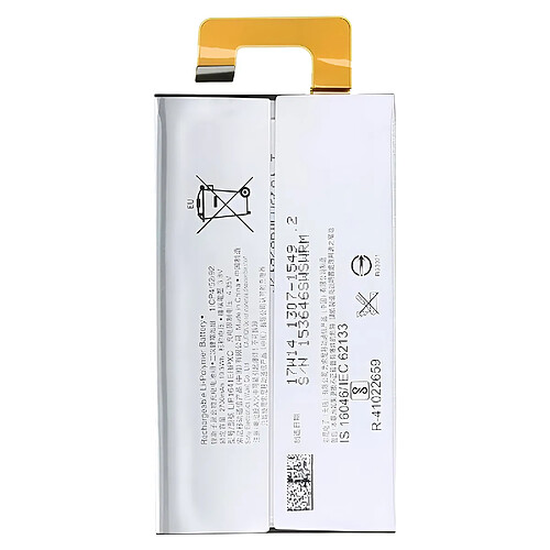 Avizar Clappio Batterie interne pour Sony Xperia XA1 Ultra 2700mAh LIP1641ERPXC Blanc