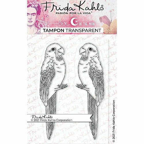 Youdoit 2 tampons transparents - Perruches - 9,5 x 6,5 cm