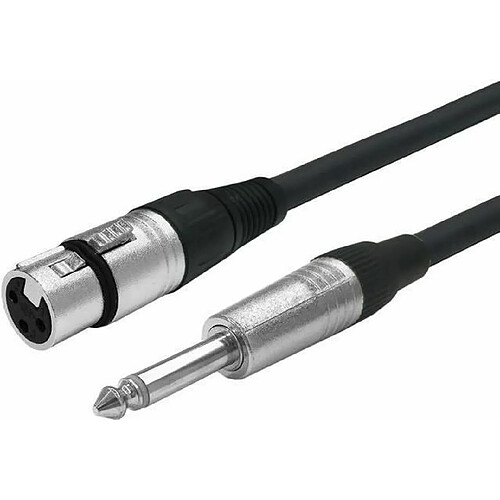 Vivolink PROAUDXLRFJACK6 Audio-Kabel 6 m XLR 6.35mm Schwarz (PROAUDXLRFJACK6)