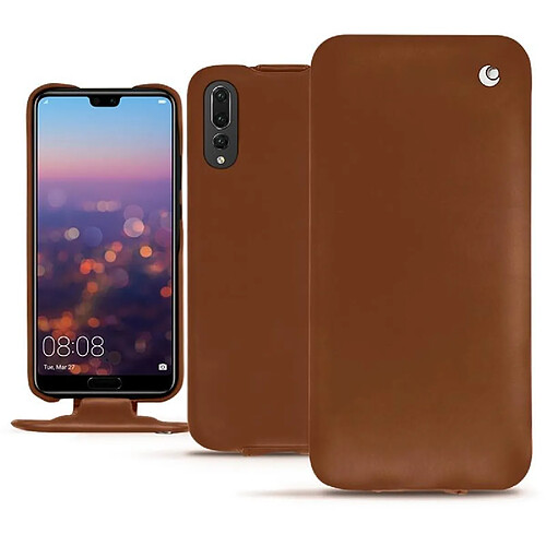 Housse cuir Huawei P20 Pro - Rabat vertical - Marron ( Nappa - Pantone #8B4720 ) - NOREVE