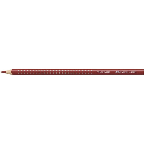 FABER-CASTELL Crayon de couleur Colour GRIP, rouge indien ()