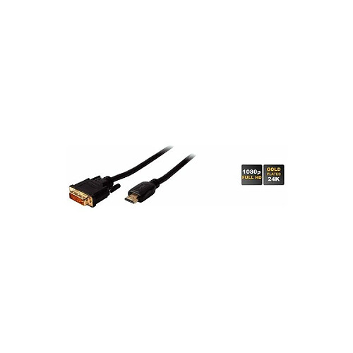 shiverpeaks BASIC-S Câble HDMI - DVI-D 24+1, longueur: 10,0 ()