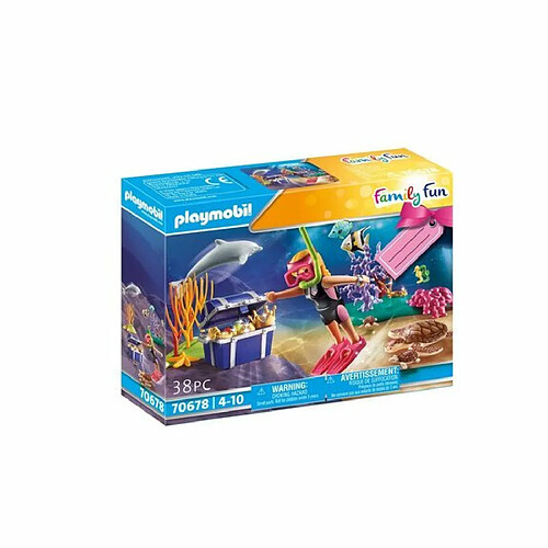 Playmobil® Set cadeau plongeuse sous-marine - Playmobil Familly Fun 70678