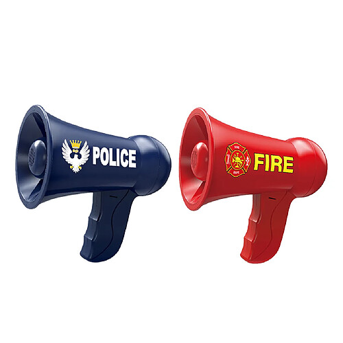 2x Jeux Mégaphone Faire Semblant Jouets Bullhorns Musical Haut-parleur Fort Fils Cadeaux