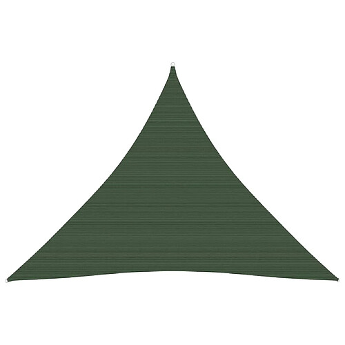 ComfortXL Voile D'ombrage 160 G/m² Vert Foncé 4,5x4,5x4,5 M Pehd