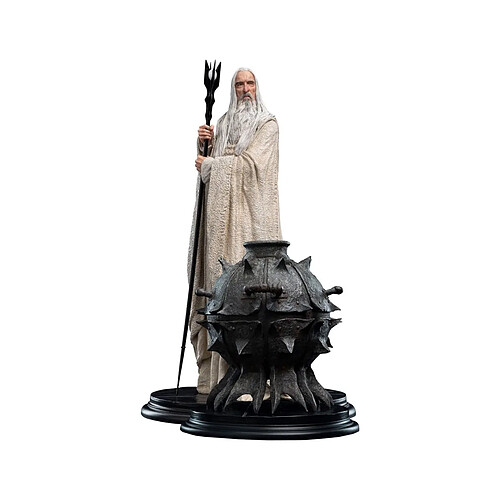 Weta Collectibles Le Seigneur des Anneaux - Statuette 1/6 Saruman and the Fire of Orthanc (Classic Series) heo Exclusive 33 cm