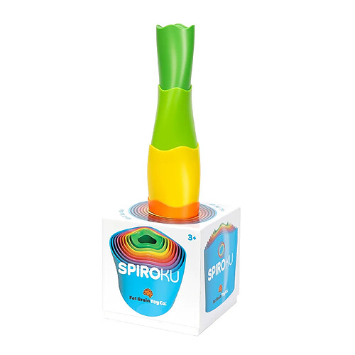 Tomy Fat Brain Spiroku, Jouet d'Éveil et Éducatif Pour Les Petits, Adapté aux Garçons et aux Filles âgés de 3 Ans Ou Plus