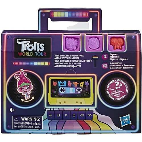 Hasbro Les Trolls 2 : Tournée Mondiale de DreamWorks - Minis figurines Amis Petits Danseurs