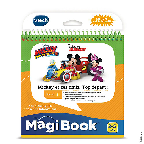 VTech MagiBook - Mickey et ses amis, Top départ